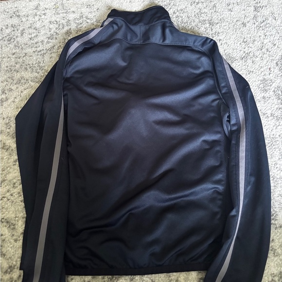 Nike Men's Full Zip Dri-FIT Training Jacket Navy Blue Size: Small - Picture 2 of 4